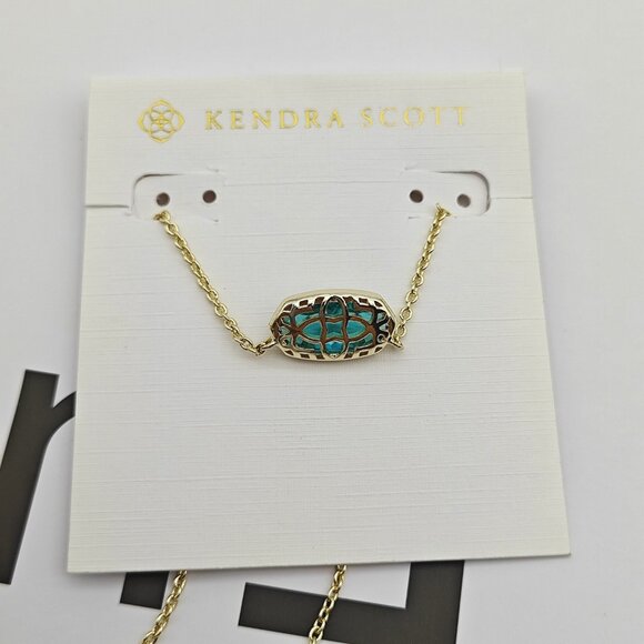 Kendra Scott Gold Necklace - Picture 3 of 4